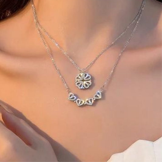 Four Clover Magnetic Love Necklace