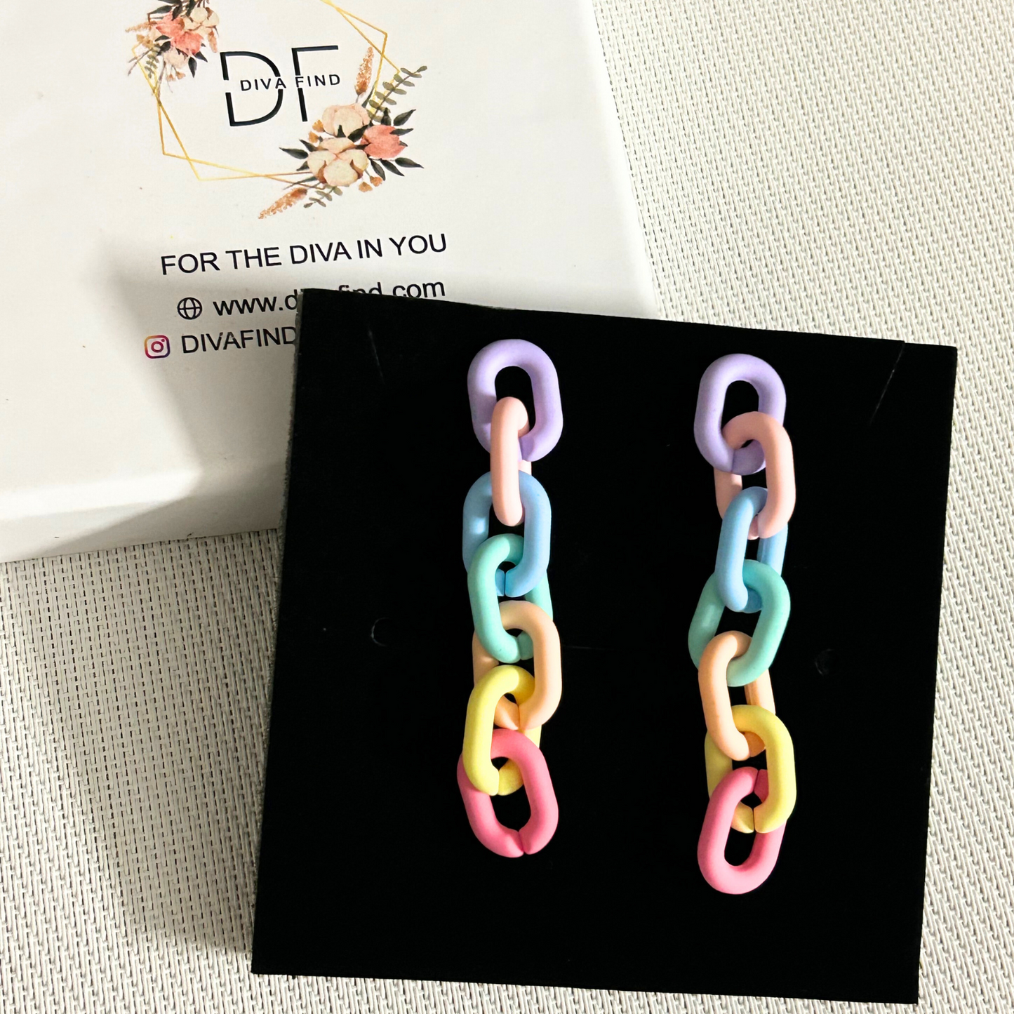 Rainbow Drops Earrings