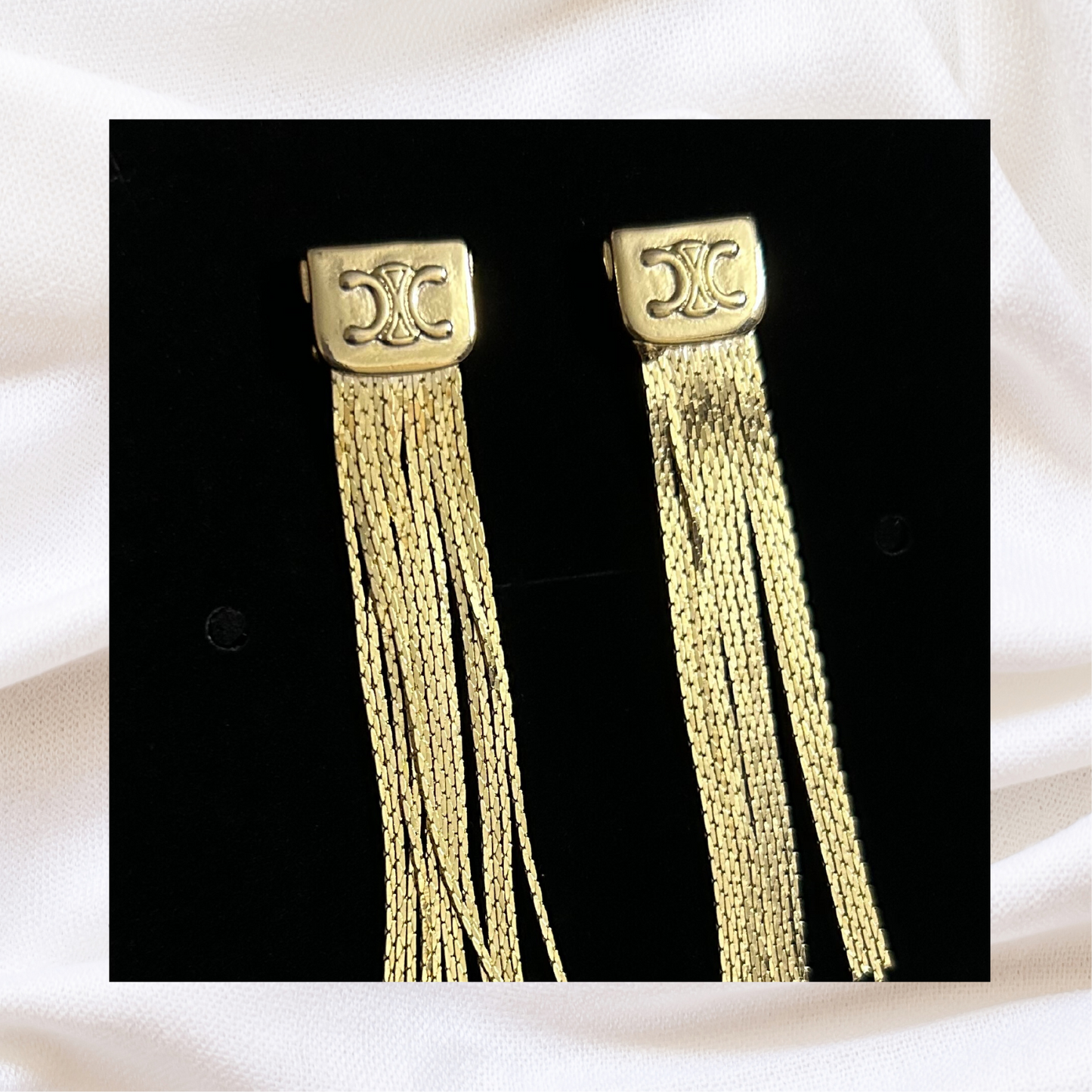 Glam 18 Kt Gold Anti Tarnish Stainless Steel Earrings