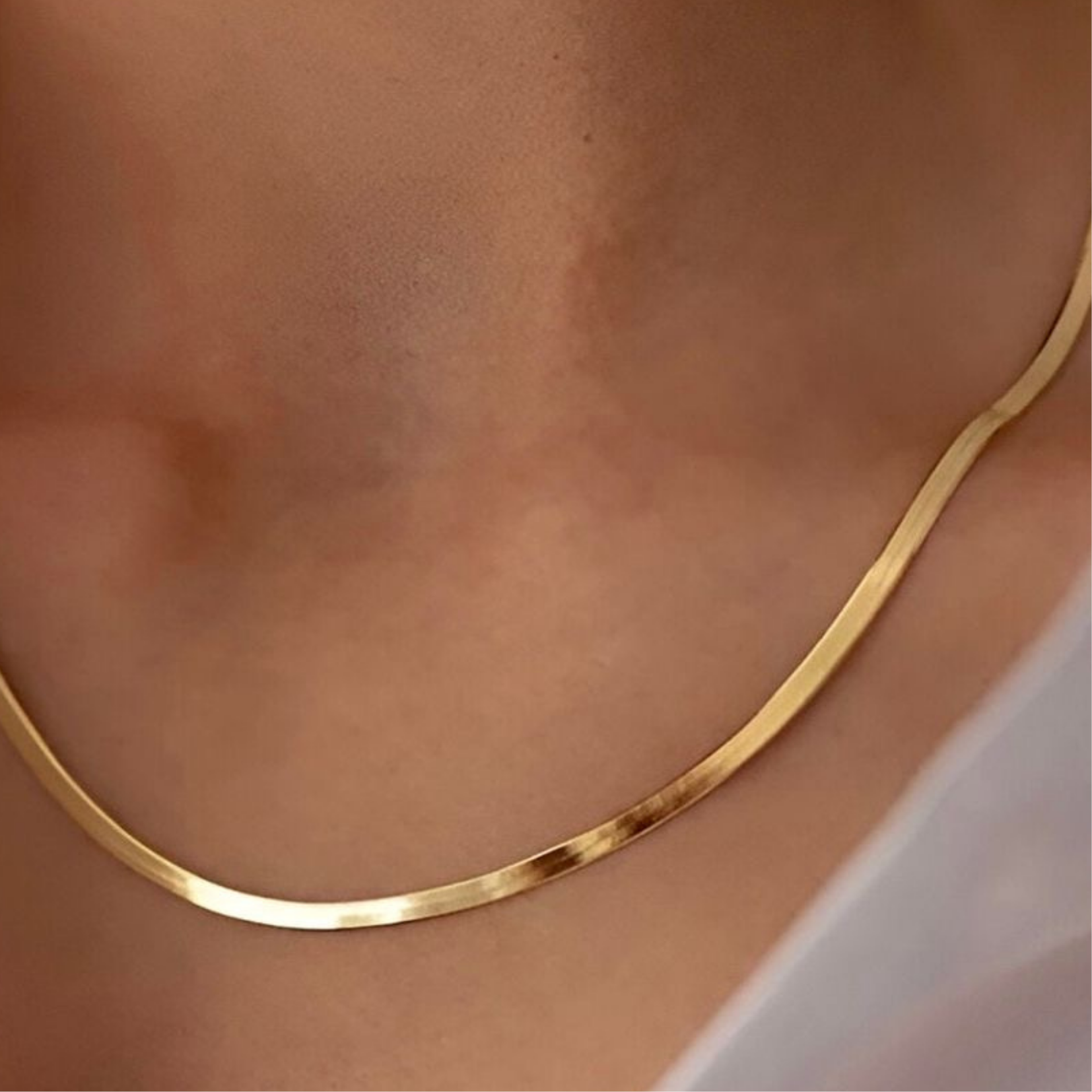gold snake chain, silver snake chain, rose gold snake chain, anti tarnish jewellery, diva, diva find, gifts for her, 18k gold plated jewelery