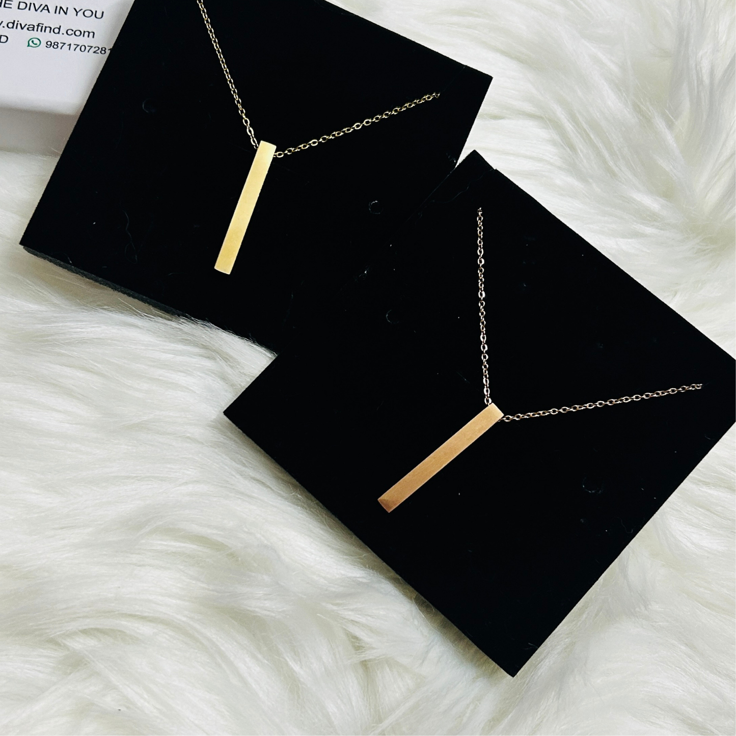 Solid Bar Necklace