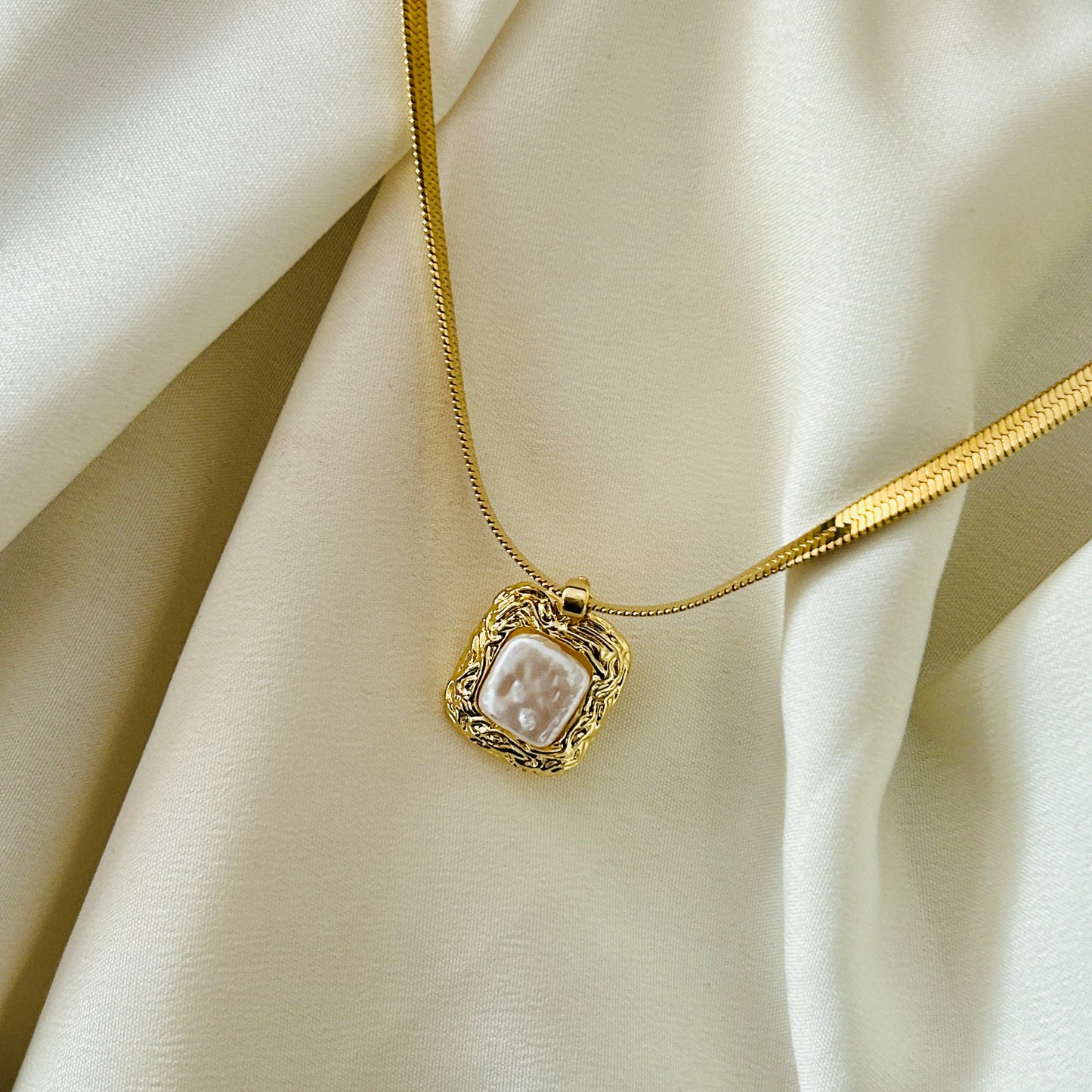 Ace Of White Necklace