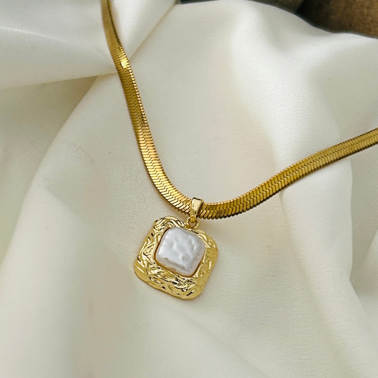 Ace Of White Necklace