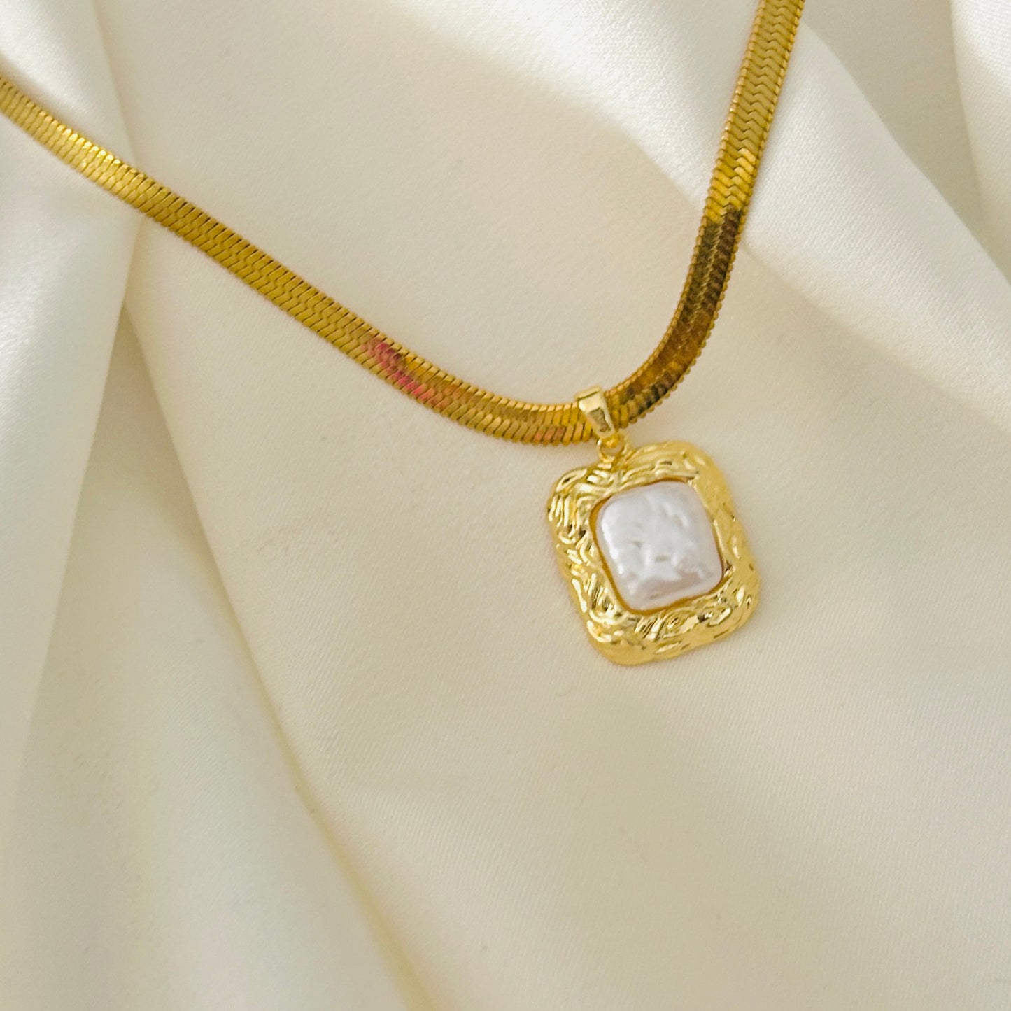 Ace Of White Necklace