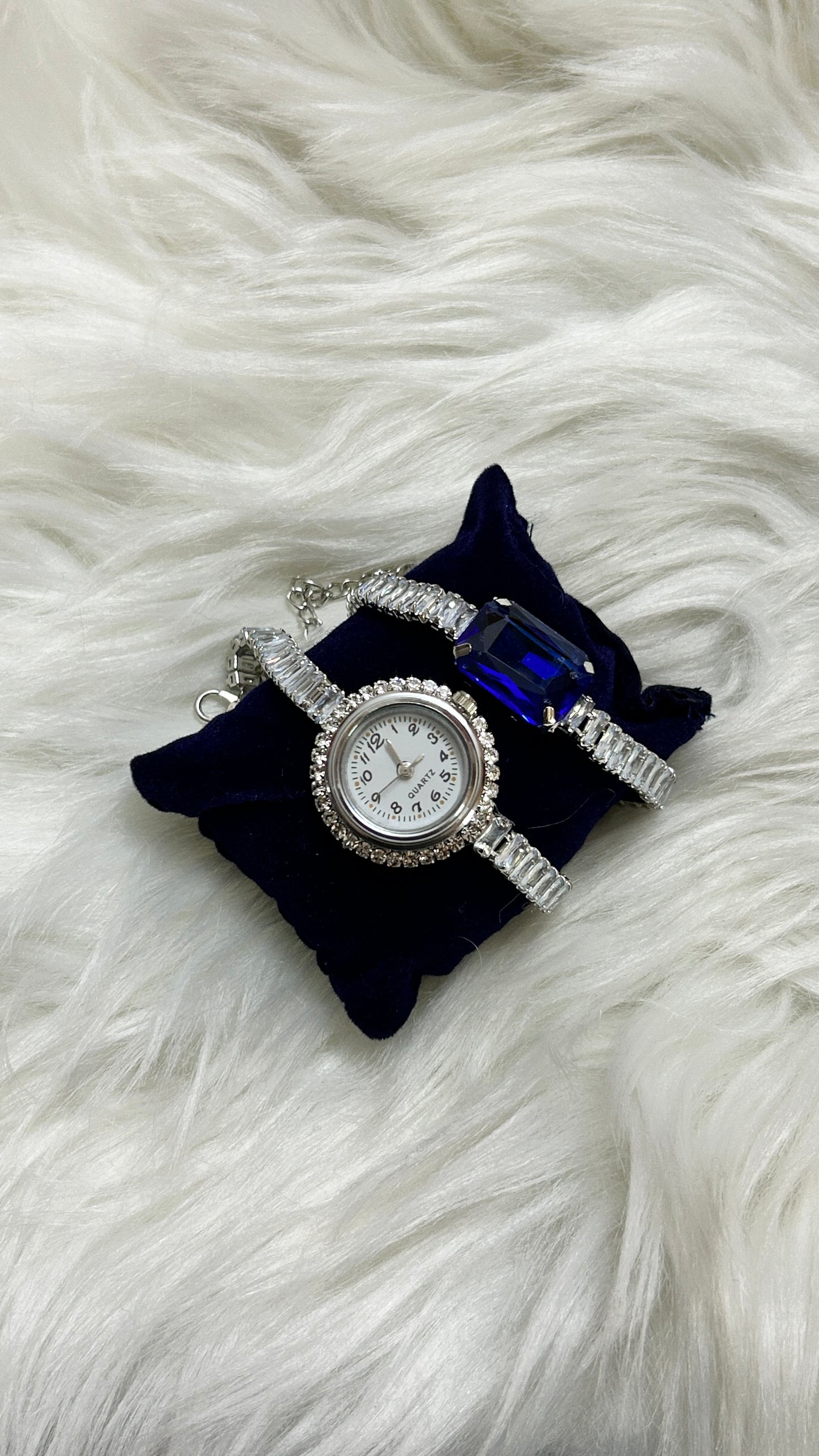 Blue Diva Two Layer Bracelet Watch 🧿