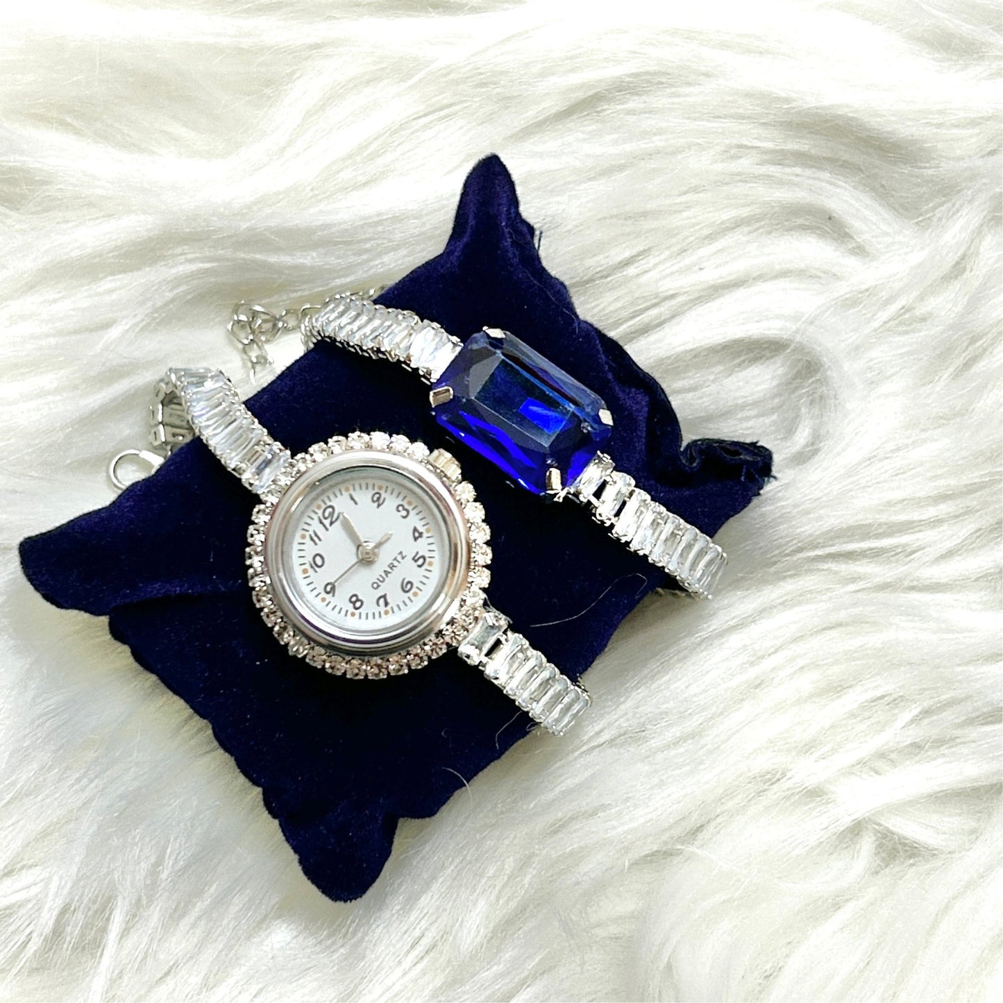 Blue Diva Two Layer Bracelet Watch 🧿