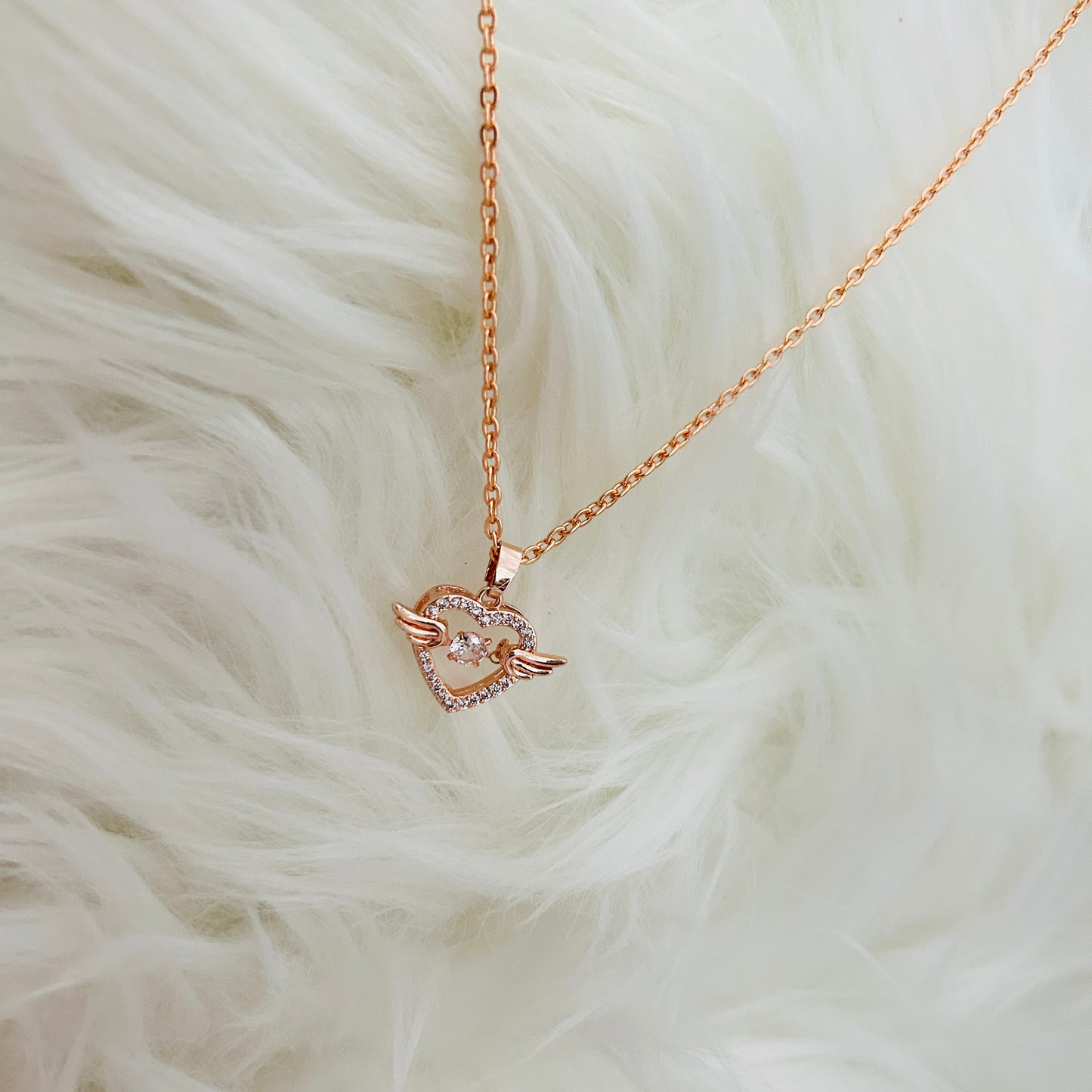 Winged Heart Necklace