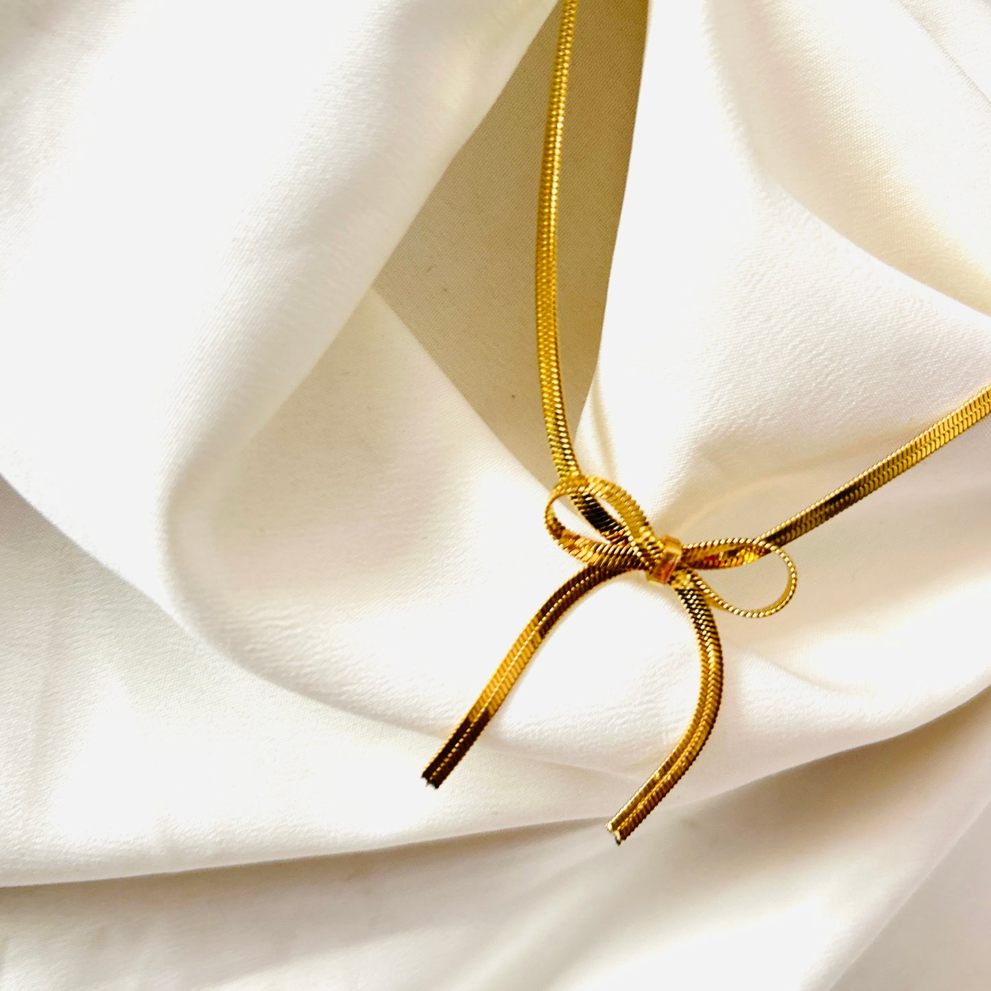 Bow Statement Necklace