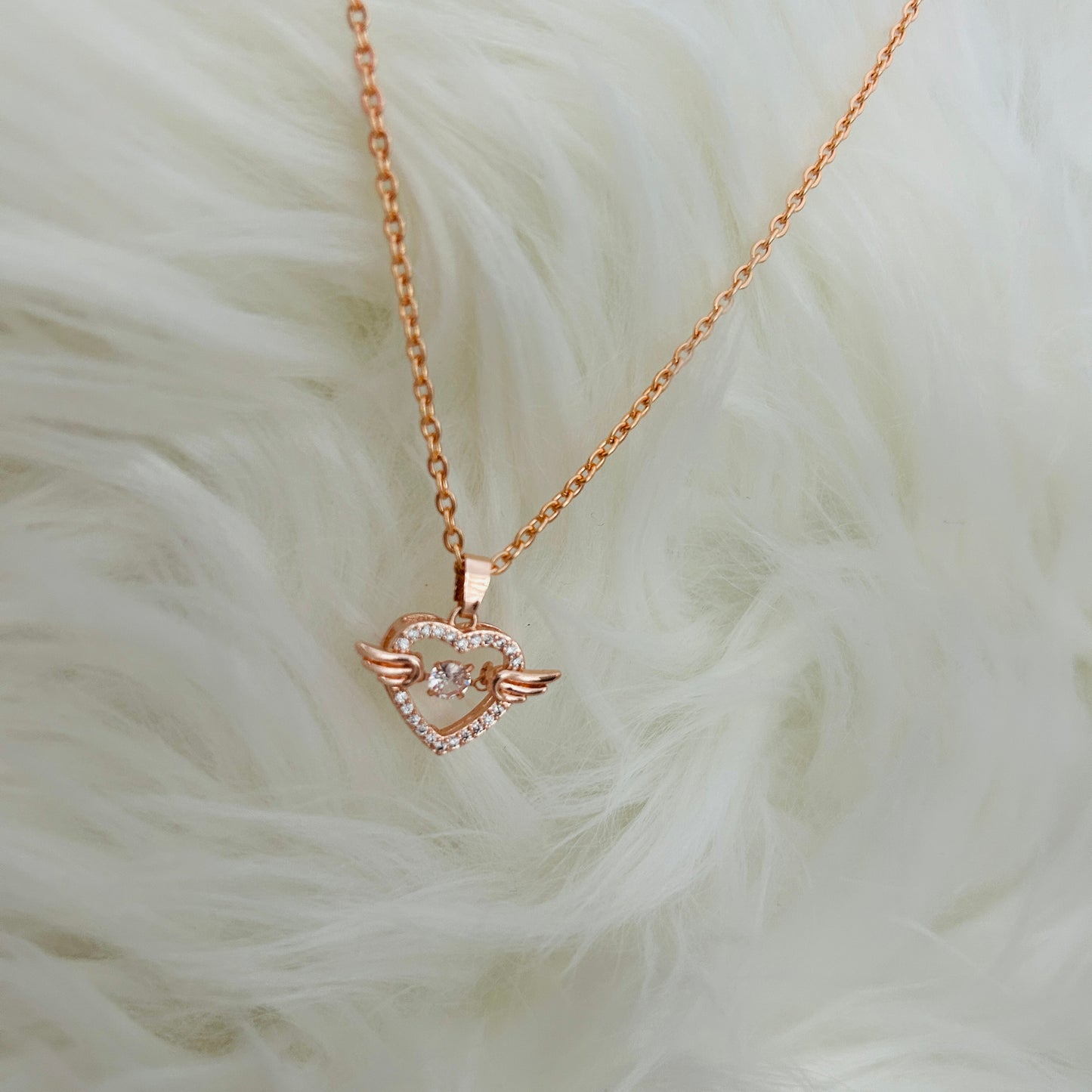 Winged Heart Necklace