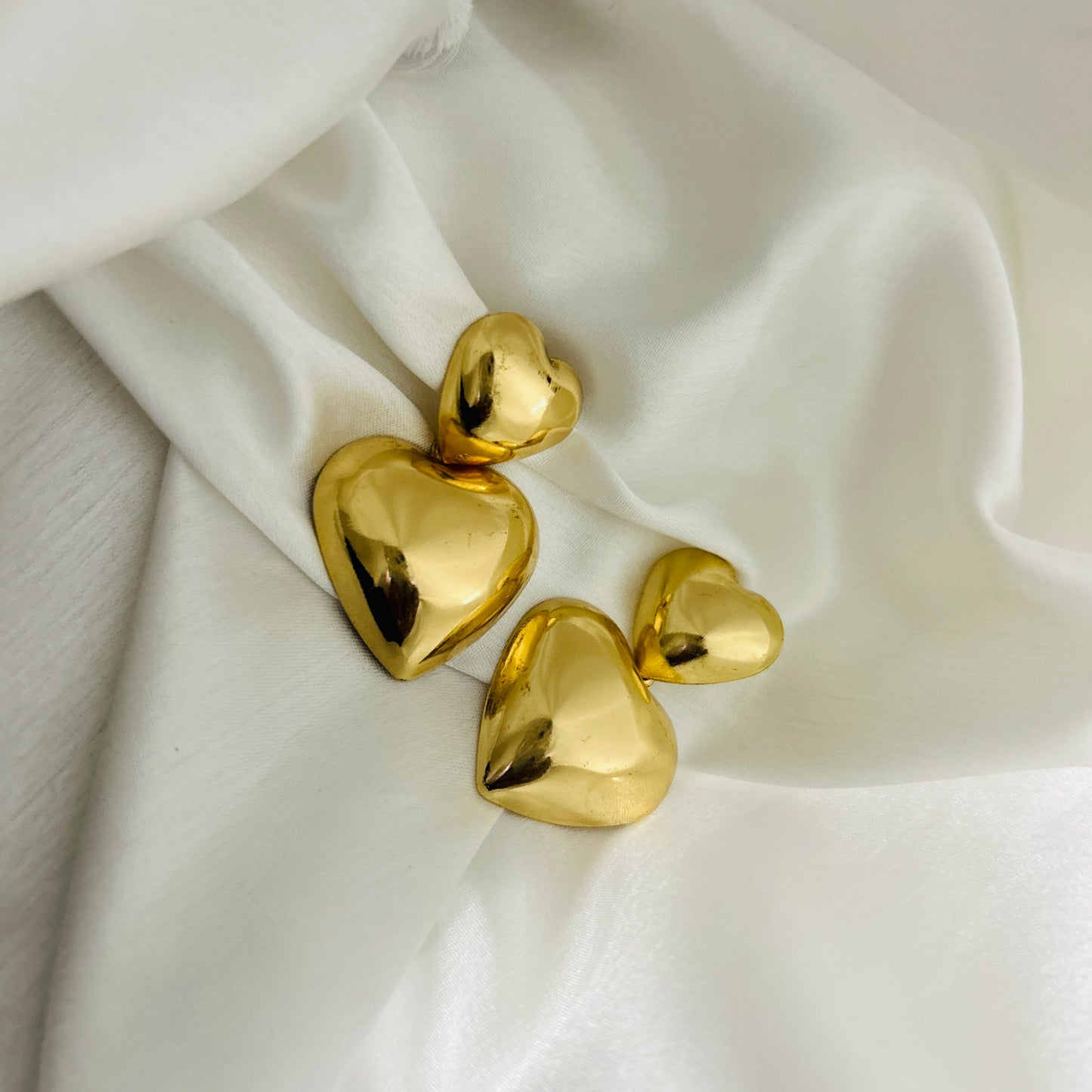 Double Heart Earrings