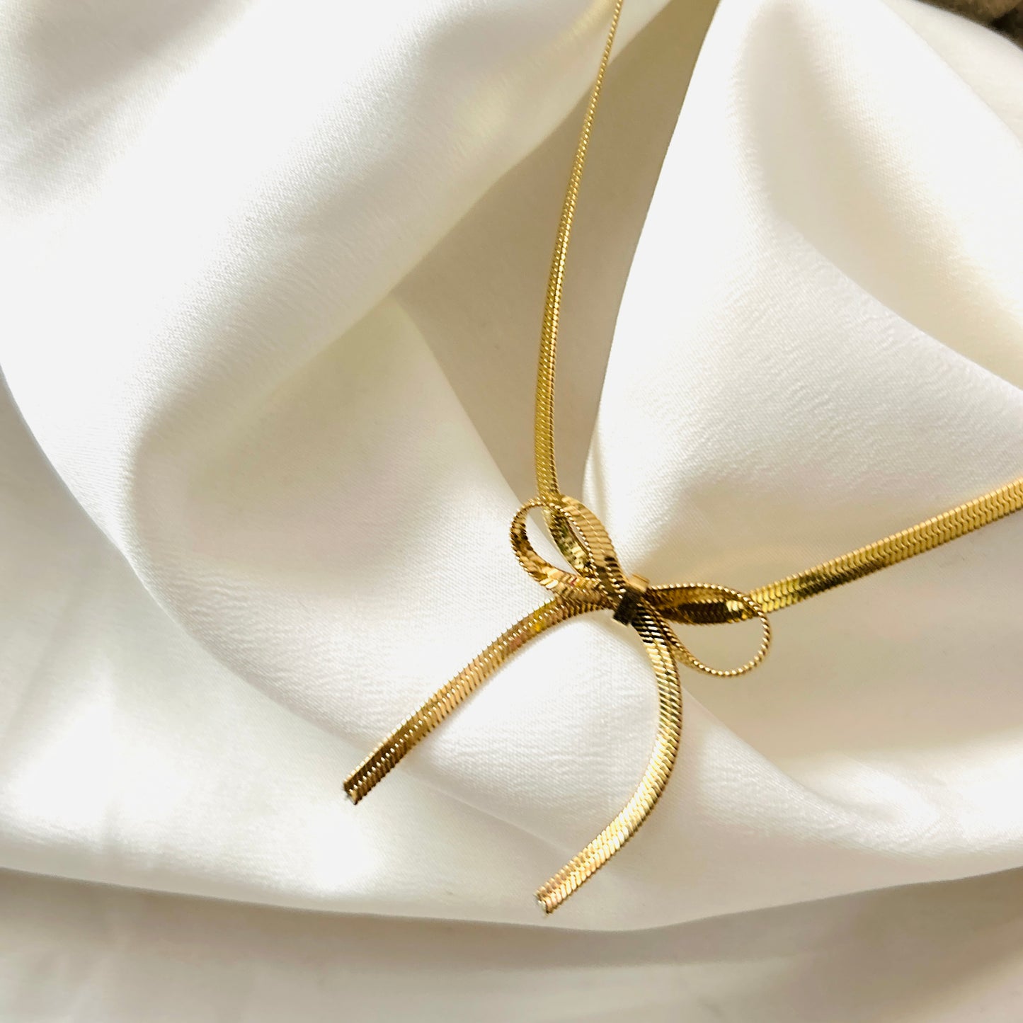 Bow Statement Necklace