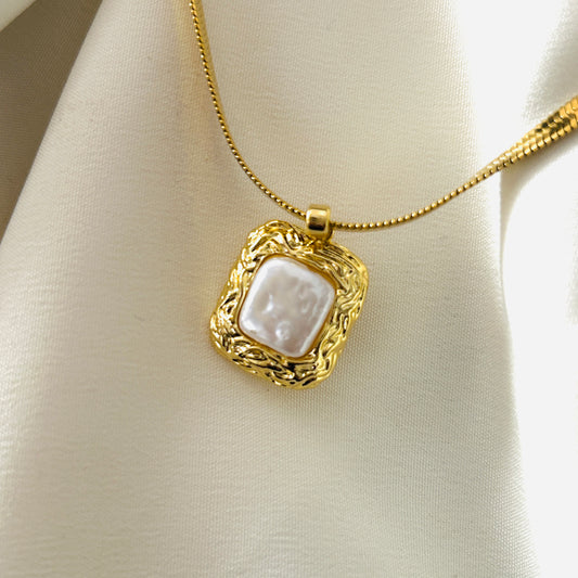 Ace Of White Necklace