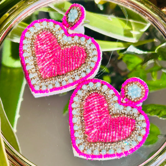 Pink Love Studded