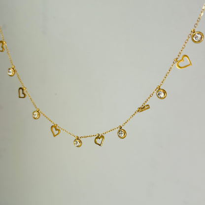 Celestial Love Charm Necklace