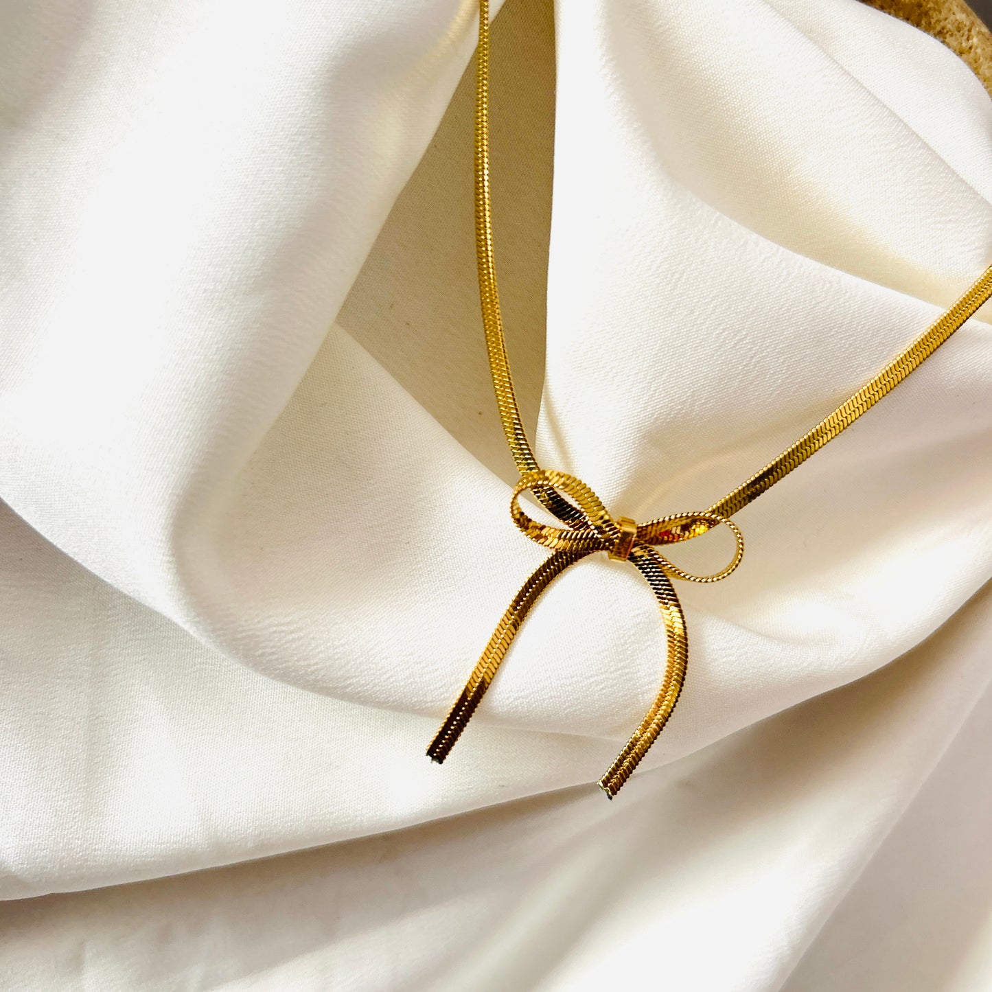 Bow Statement Necklace