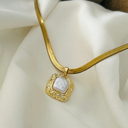Ace Of White Necklace