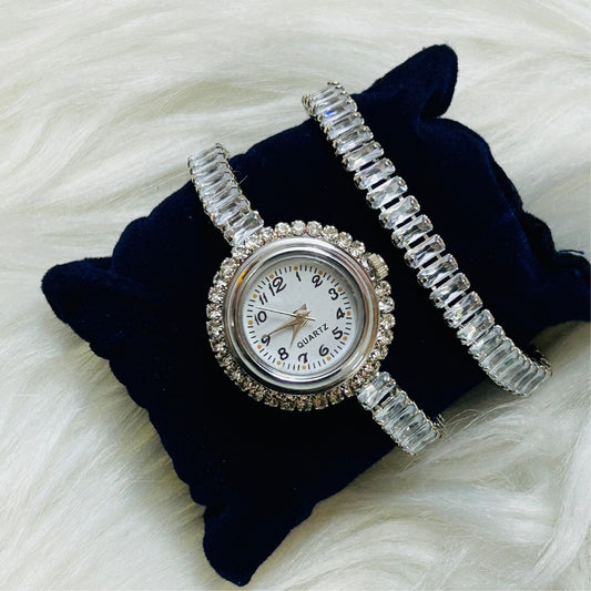 Diva Grace Two-Layer Bracelet watch