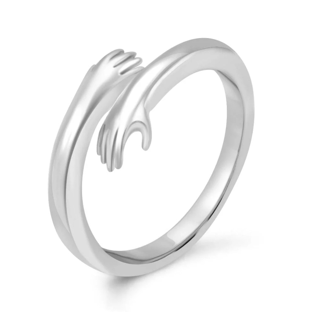 Sterling Silver Hug Ring